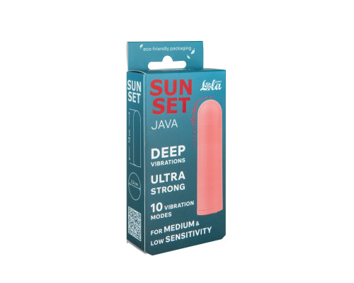 Коралловая вибропуля Java - 7,8 см.