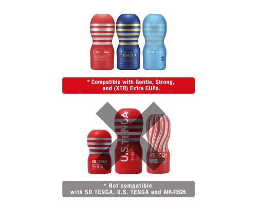 Набор Tenga Cup Vibrator 1st Set: вибратор Cup Vibrator, мастурбатор Original Vacuum Cup, мастурбатор Premium Original Vacuum Cup