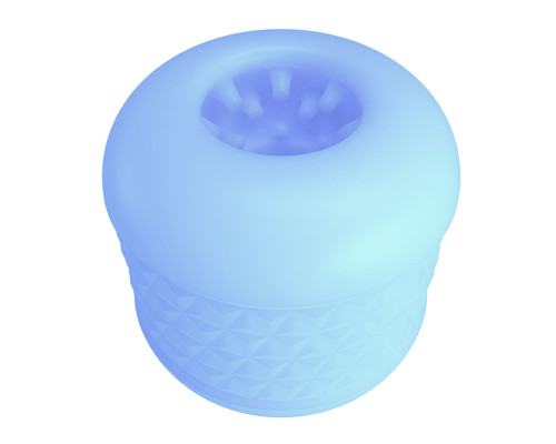 Голубой сквозной мастурбатор Cole