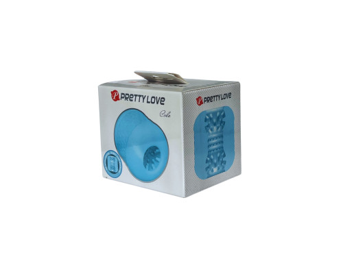 Голубой сквозной мастурбатор Cole