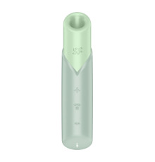 Зеленый вакуумный стимулятор Naughty Kiss