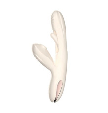 Хай-тек вибратор с таппингом и вакуумом Angela - 21,8 см.