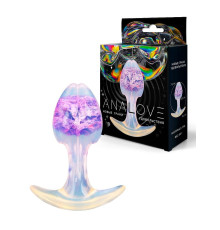 Сиреневатая анальная втулка - 8,2 см.