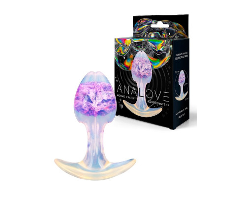 Сиреневатая анальная втулка - 8,2 см.