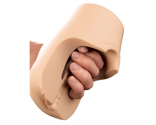 Телесный мастурбатор-вагина Pussy Pounder Squeeze Stroker