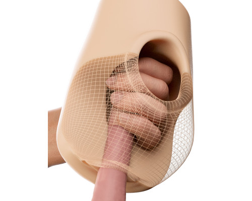 Телесный мастурбатор-вагина Pussy Pounder Squeeze Stroker