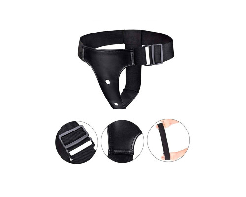 Женский страпон с 3 насадками и вибрацией