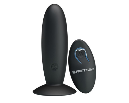 Анальная пробка с вибрацией и пультом управления Remote Control Vibrating Plug - 11 см.