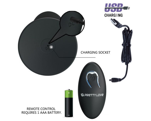 Анальная пробка с вибрацией и пультом управления Remote Control Vibrating Plug - 11 см.