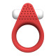 Красное эрекционное кольцо Silicone Stimu-Ring