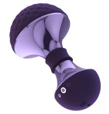 Фиолетовый универсальный вибромассажер Enoki