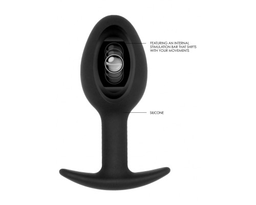 Черная анальная пробка N 89 Self Penetrating Butt Plug - 8,3 см. Черная анальная пробка N 89 Self Penetrating Butt Plug - 8,3 см.