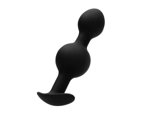 Черная анальная пробка N 90 Self Penetrating Butt Plug - 10,4 см.