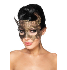 Золотистая карнавальная маска  Альнаир