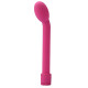 Ярко-розовый вибромассажер G-SPOT VIBRATOR - 21 см.