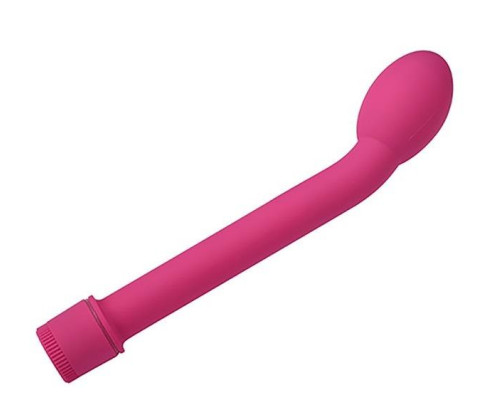 Ярко-розовый вибромассажер G-SPOT VIBRATOR - 21 см.