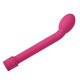 Ярко-розовый вибромассажер G-SPOT VIBRATOR - 21 см.