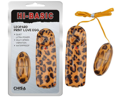 Леопардовое виброяйцо Leopard Print Love Egg