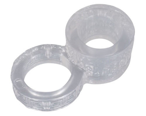 Прозрачное кольцо для пениса и мошонки MusterKnabe