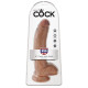 Фаллоимитатор-мулат 9  Cock with Balls - 22,9 см.