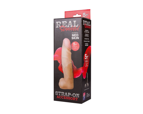 Реалистичная насадка харнесс REAL Standard - 17,5 см.