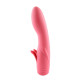 Розовый вибратор с усиками ULTI CLIMAX RECHARGEABLE VIBRATOR - 17 см.