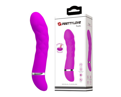 Лиловый стимулятор G-точки Truda - 19,5 см.