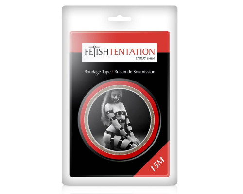 Красный скотч для фиксации - 15 м.