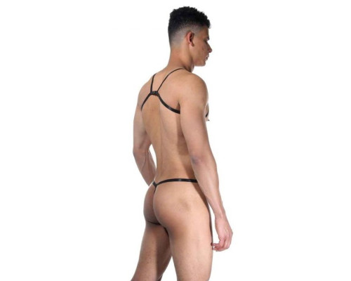 Стильное мужское боди с тонкими ремешками