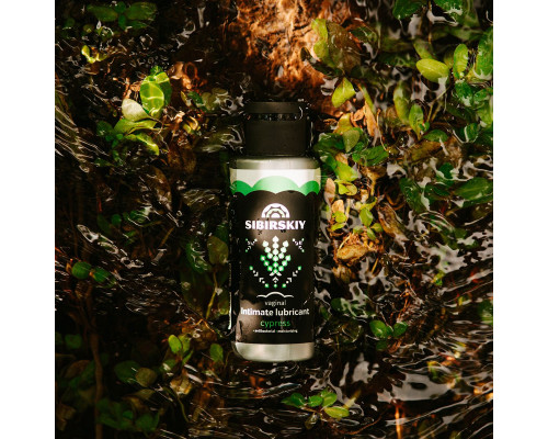 Интимный лубрикант на водной основе SIBIRSKIY с ароматом кипариса - 100 мл.