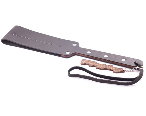 Гладкий мягкий удлиненный пэддл с заклепками - 32 см.