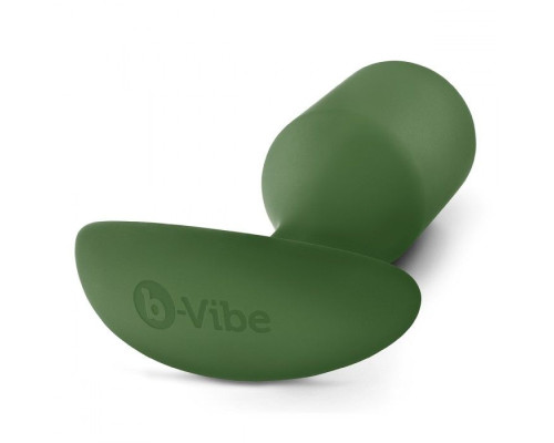 Пробка цвета хаки для ношения B-vibe Snug Plug 4 - 14 см.