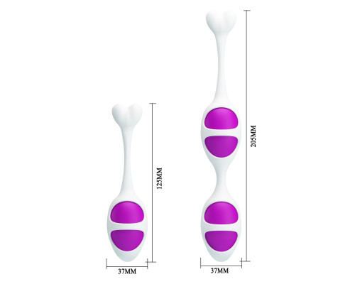 Набор вагинальных шариков Alice - двойные и одинарный