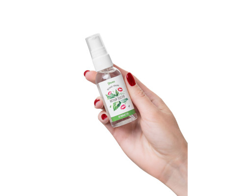 Съедобная гель-смазка Yovee «Мятный поцелуй» с Д-пантенолом и вкусом мяты - 50 мл.