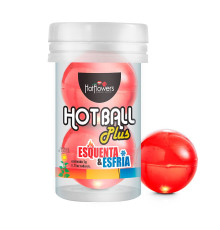 Лубрикант на масляной основе Hot Ball Plus с охлаждающе-разогревающим эффектом (2 шарика по 3 гр.)