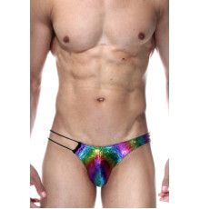 Радужные трусы-слипы с нитяным бочком
