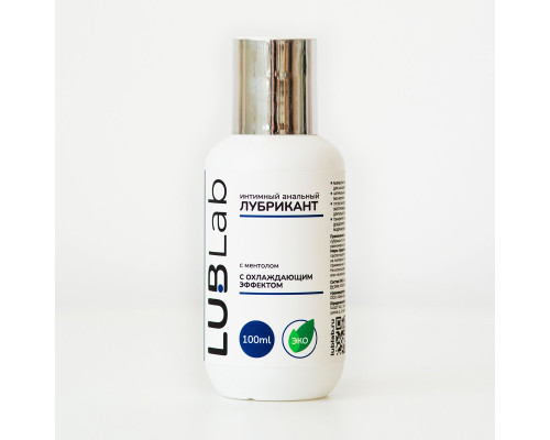 Анальный лубрикант с ментолом и охлаждающим эффектом - 100 мл.