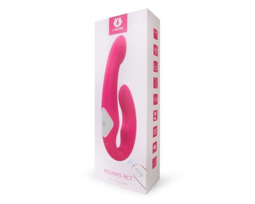 Розовый вибромассажер Regines-RCT - 21,3 см.