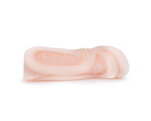 Эластичный мастурбатор-вагина телесного цвета