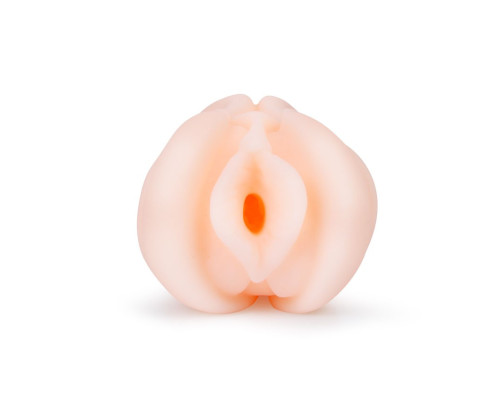 Эластичный мастурбатор-вагина телесного цвета