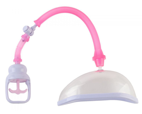 Помпа для клитора с удобным рычажком для откачки воздуха