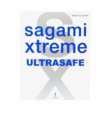 Презерватив Sagami Xtreme Ultrasafe с двойным количеством смазки - 1 шт.