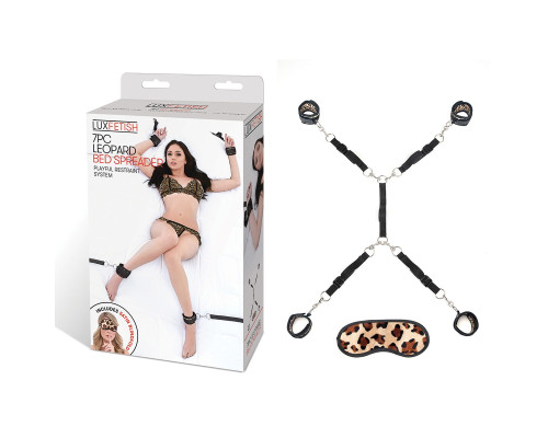 Леопардовая фиксация на матрас для рук и ног Classic Bedspreader