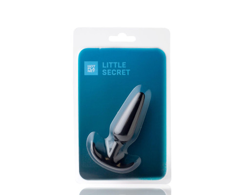 Черная анальная пробка для ношения Little Secret - 10 см.