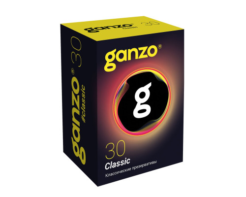 Классические презервативы с обильной смазкой Ganzo Classic - 30 шт.
