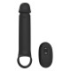 Черная насадка-удлинитель с вибрацией Vibrating Extender With Remote