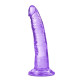 Фиолетовый фаллоимитатор Lust N’ Thrust - 19 см.
