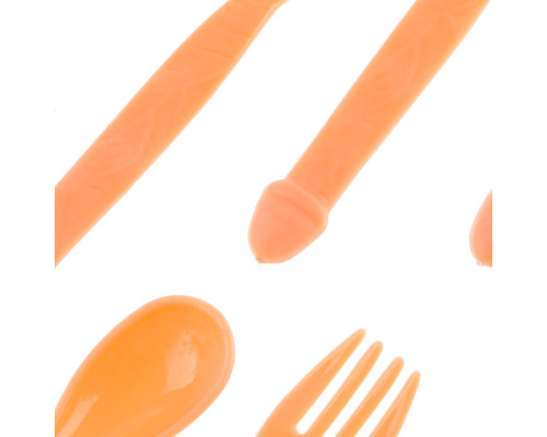 Набор пластиковых столовых приборов «Всё в твоих руках»