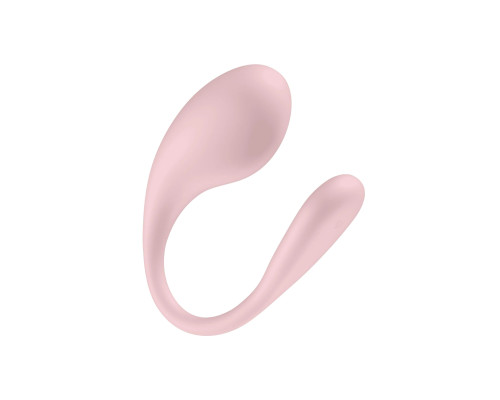 Розовое интерактивное виброяйцо Spot