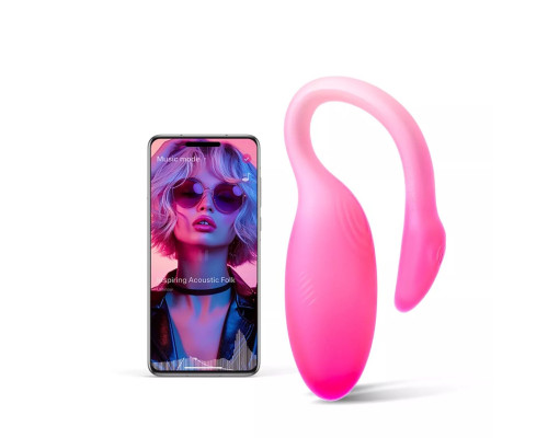 Розовый вибратор Magic Motion Flamingo Max